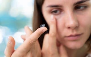 Correct your vision using contact lenses